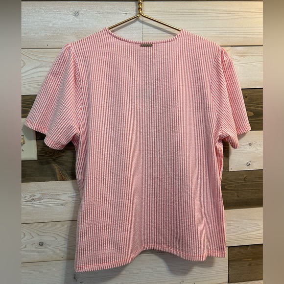 MICHAEL Michael Kors ⚜️ Seer Sucker Wrap Top - Picture 2 of 8